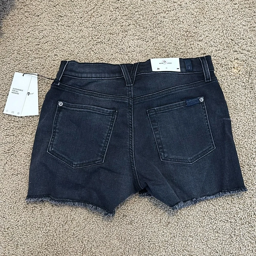 7 for All Mankind Monroe High Waist Cutoff Short - Size 25